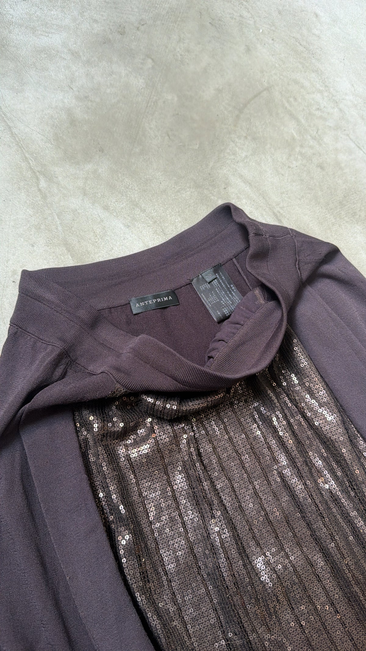 ANTEPRIMA Panel Sequin Midi Skirt