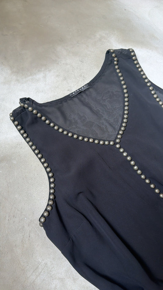 Sisley Studded Sheer Tank Top