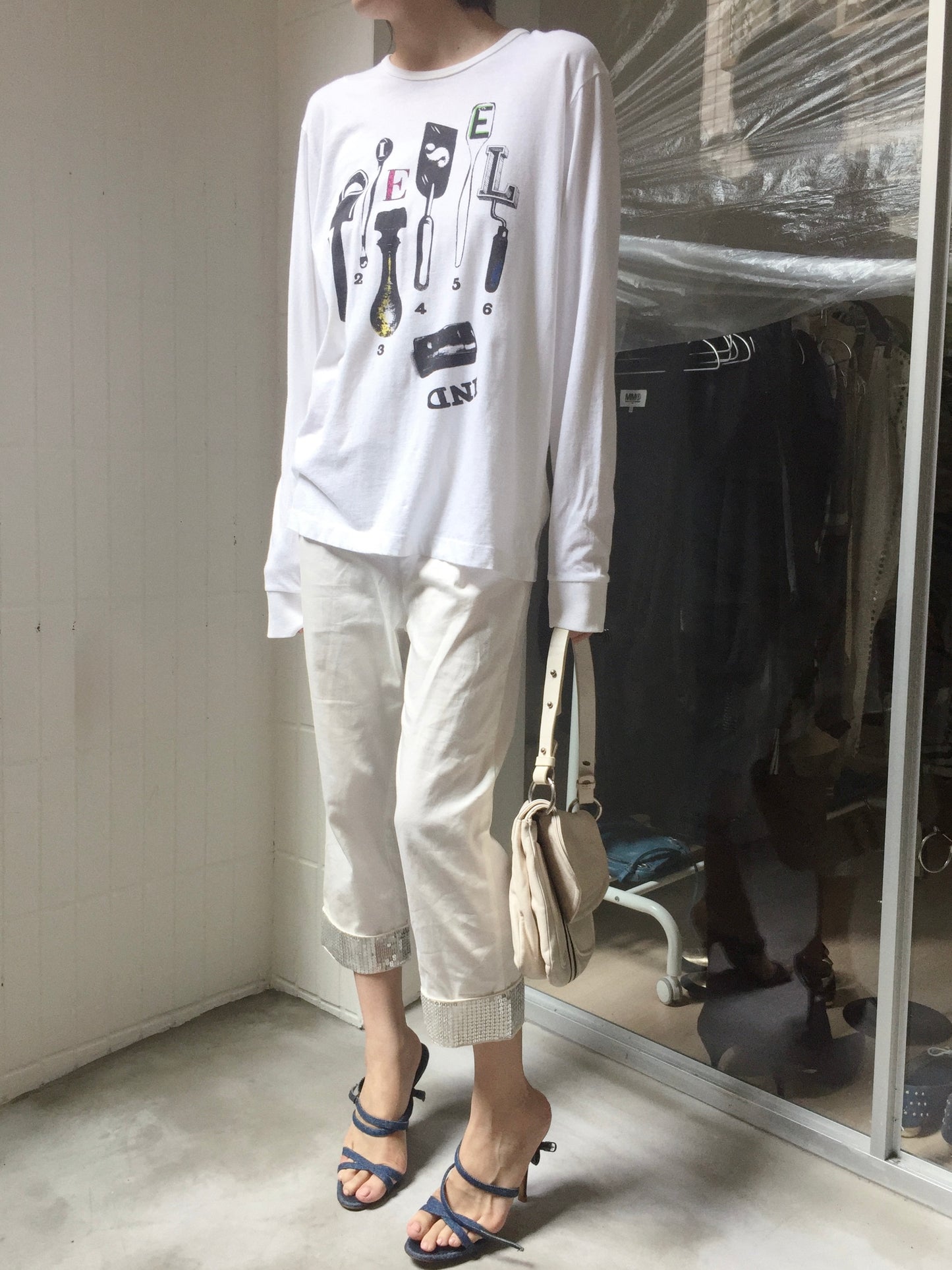 DIESEL Tool Print Long Sleeve Tee
