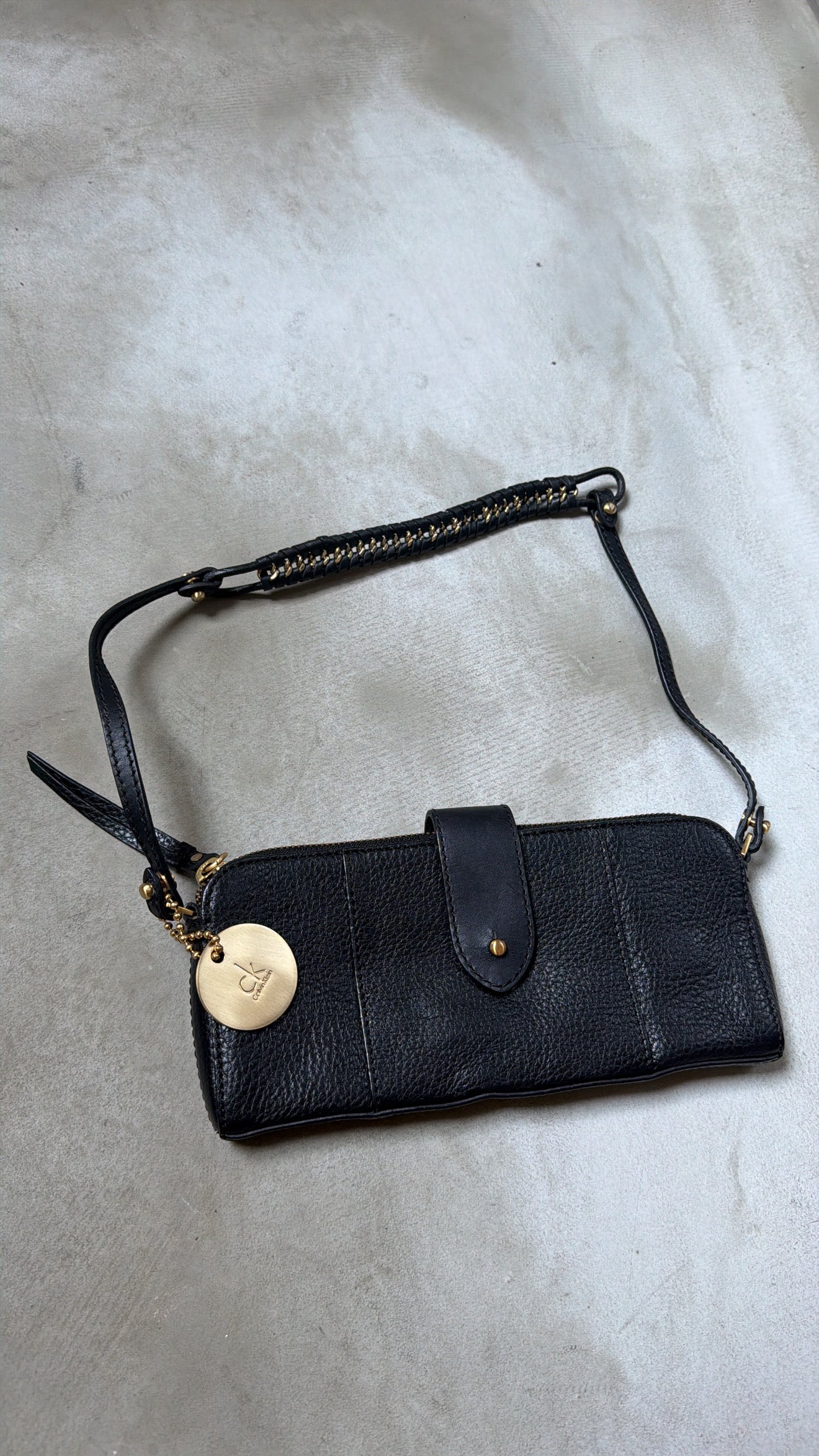 Calvin Klein Leather Mini Shoulder Bag