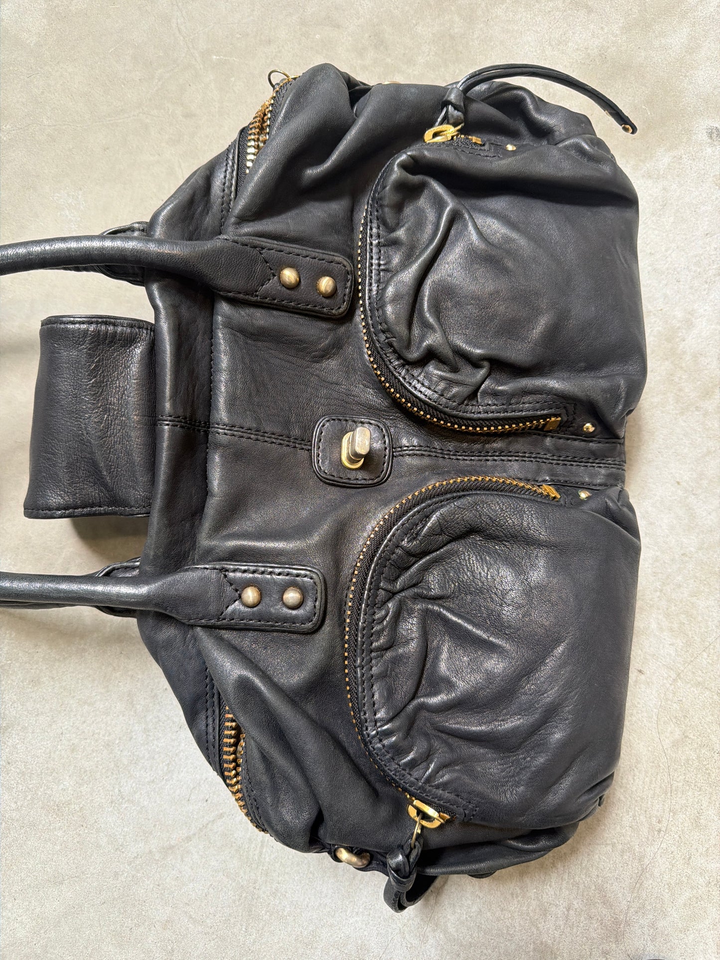 Botkier Black Leather Bag