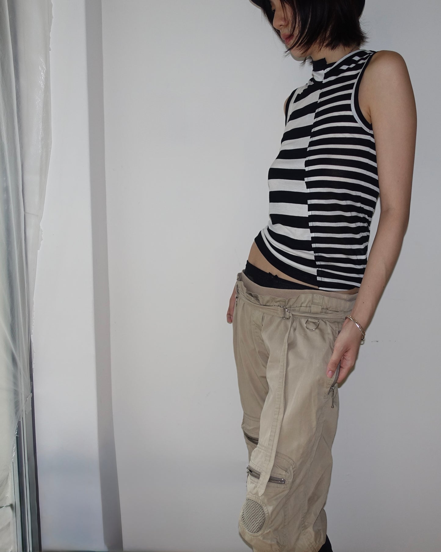 Y‘s Striped Top 黑白條紋上衣