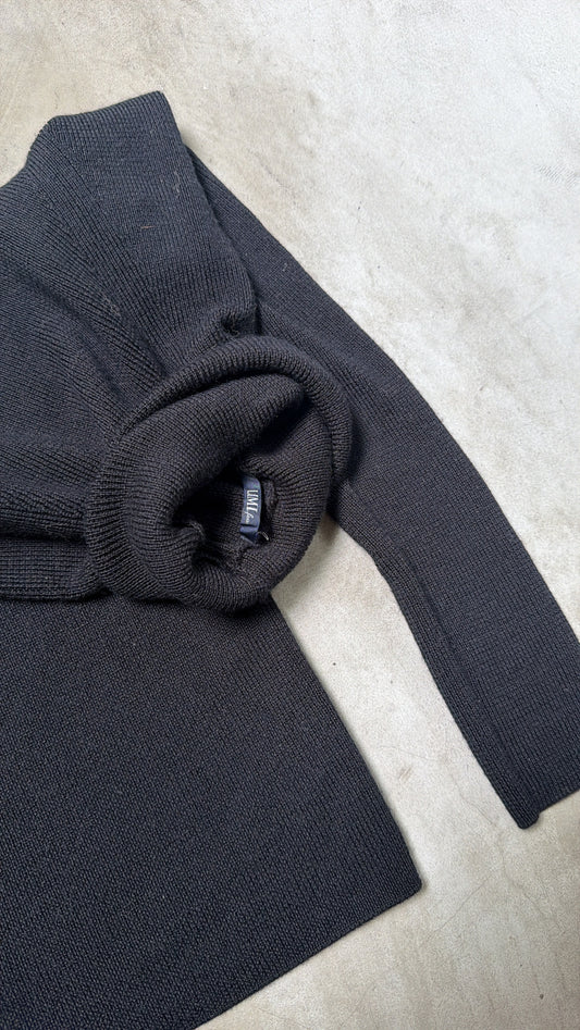 LIMI Feu Black Turtleneck Knit