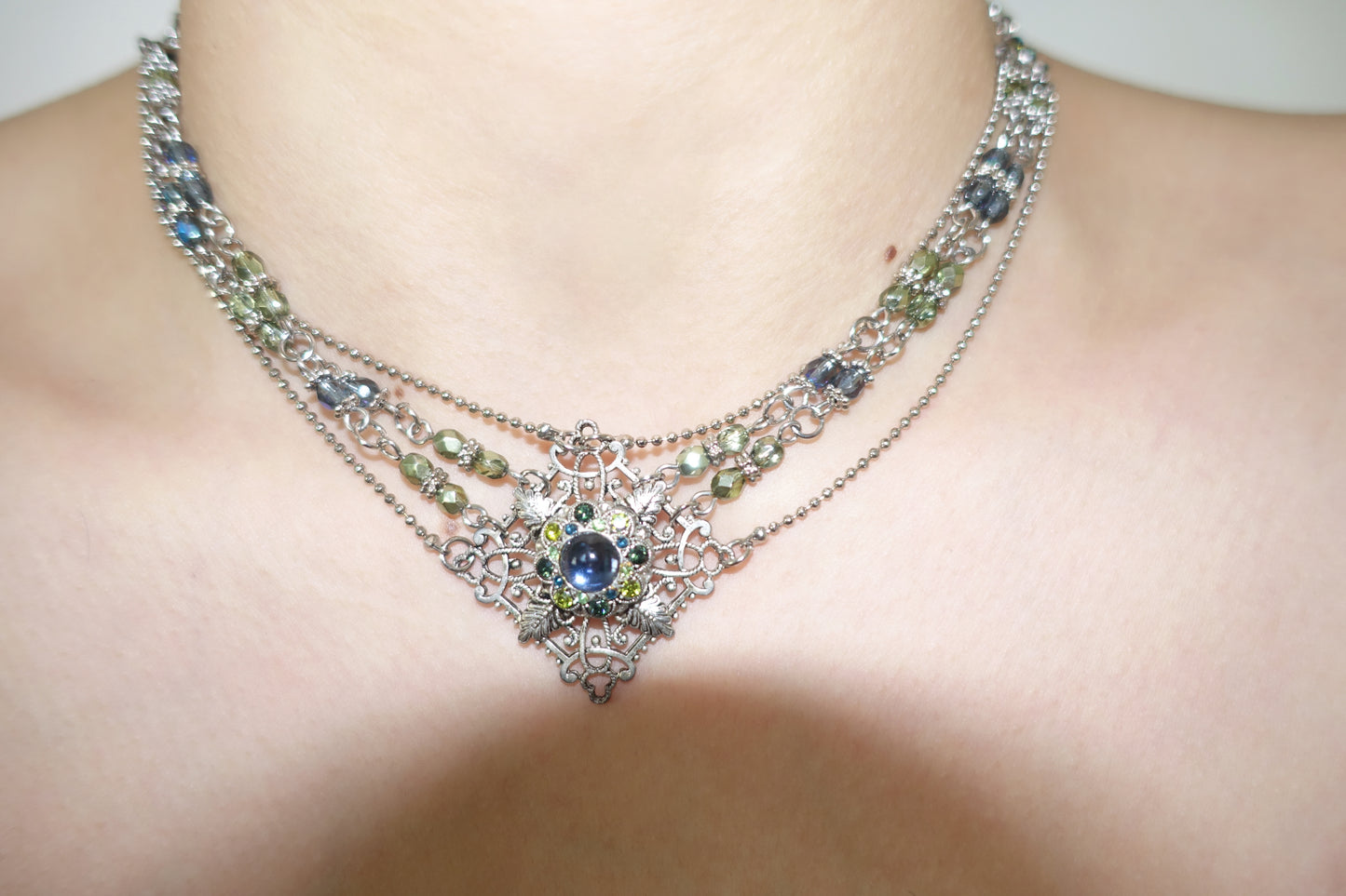 Victorian revival style necklace