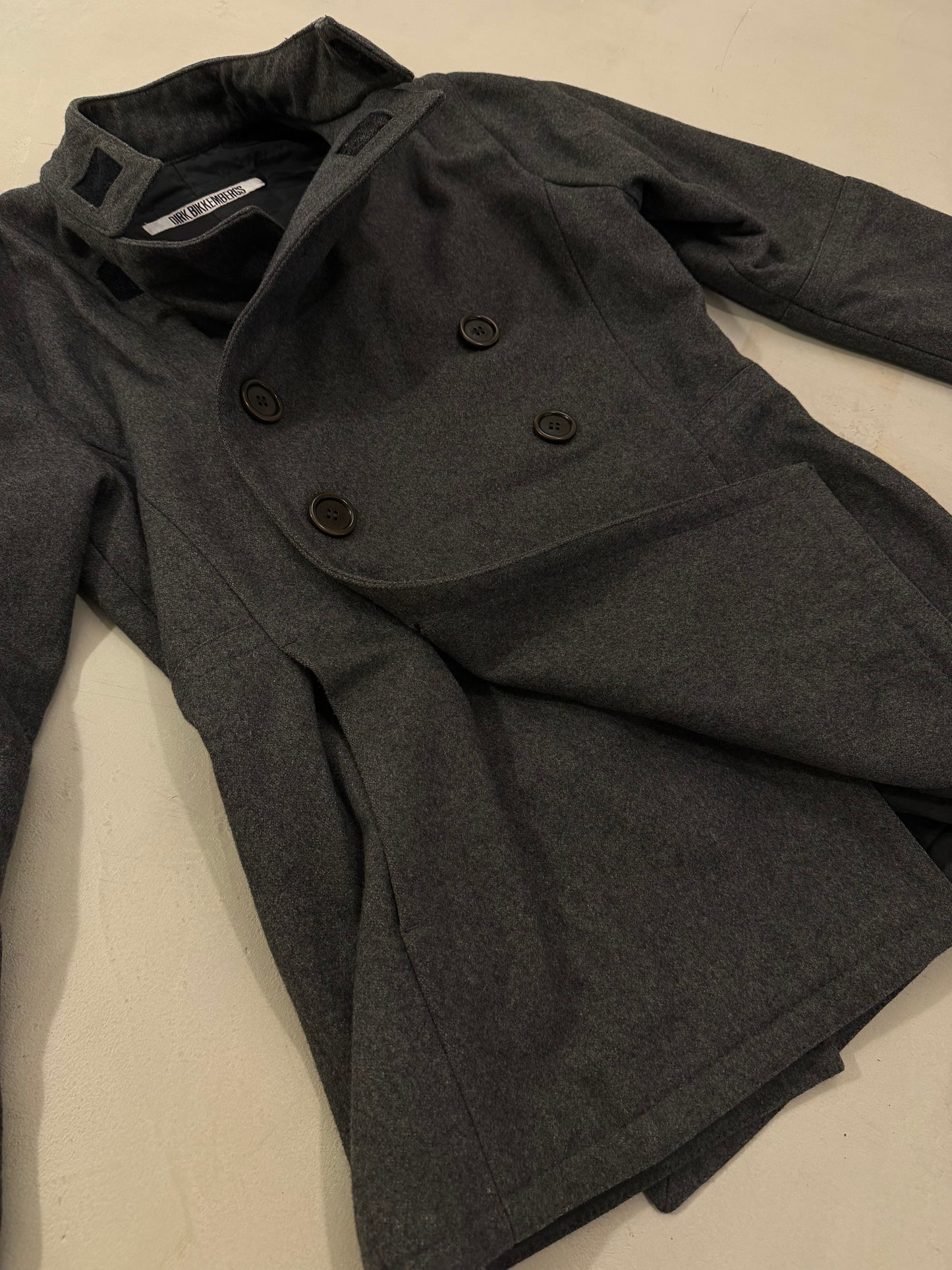 Dirk Bikkembergs wool peacoat