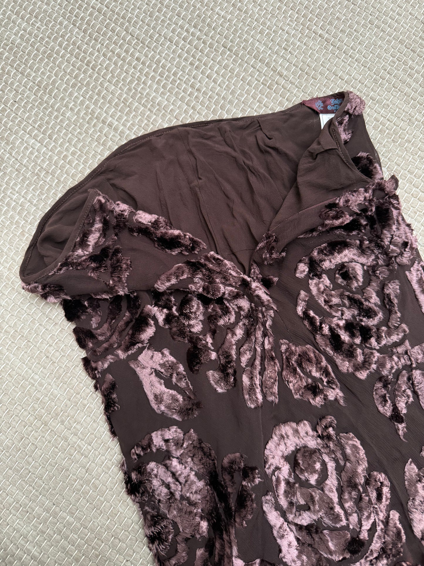 John Galliano FW2000 floral skirt