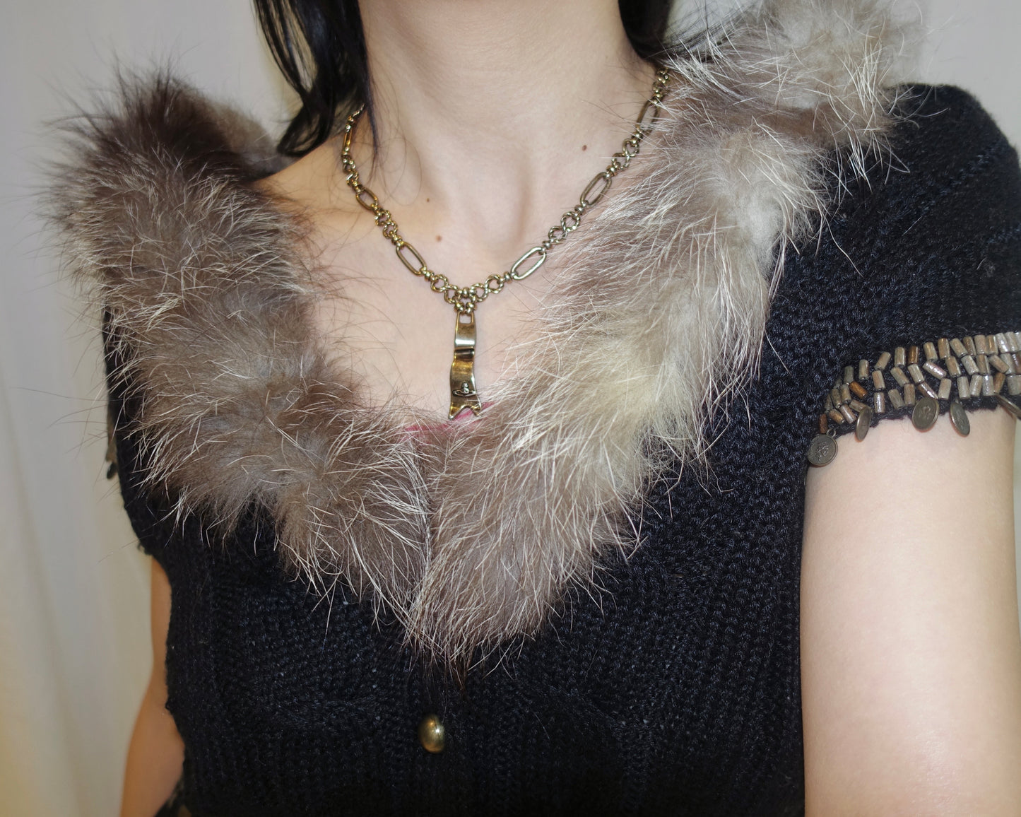 Vivienne Westwood remake golden necklace