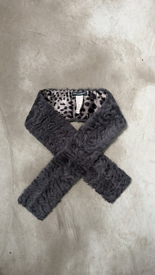 Dolce & Gabbana Leopard Print Scarf