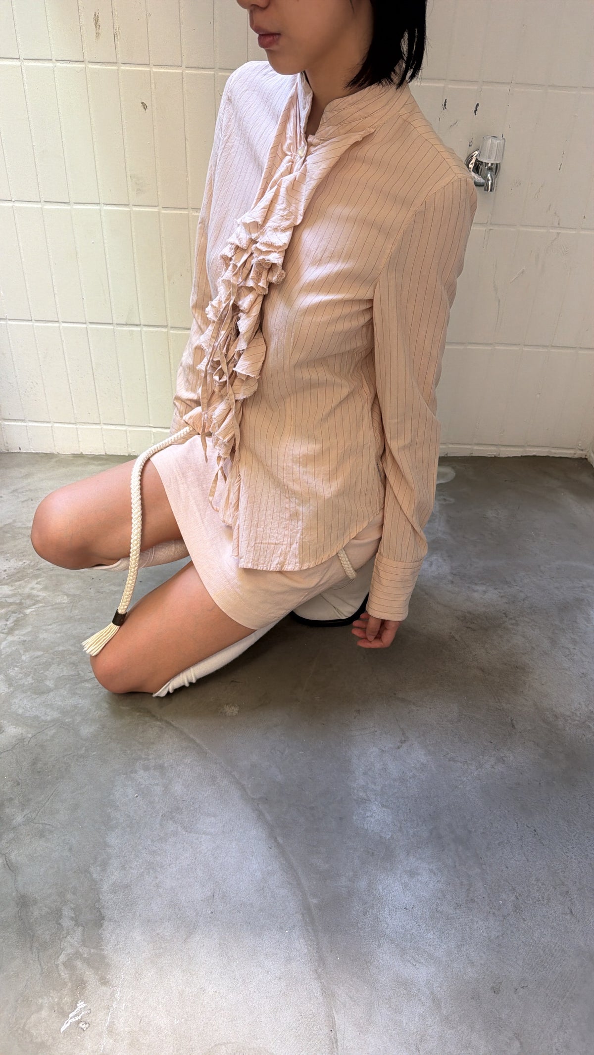 Armani Jeans Pinstripe Blouse