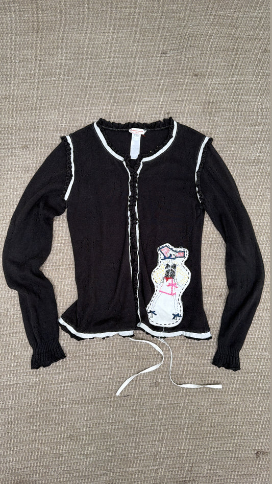 Christian Lacroix Bow Doll Cardigan