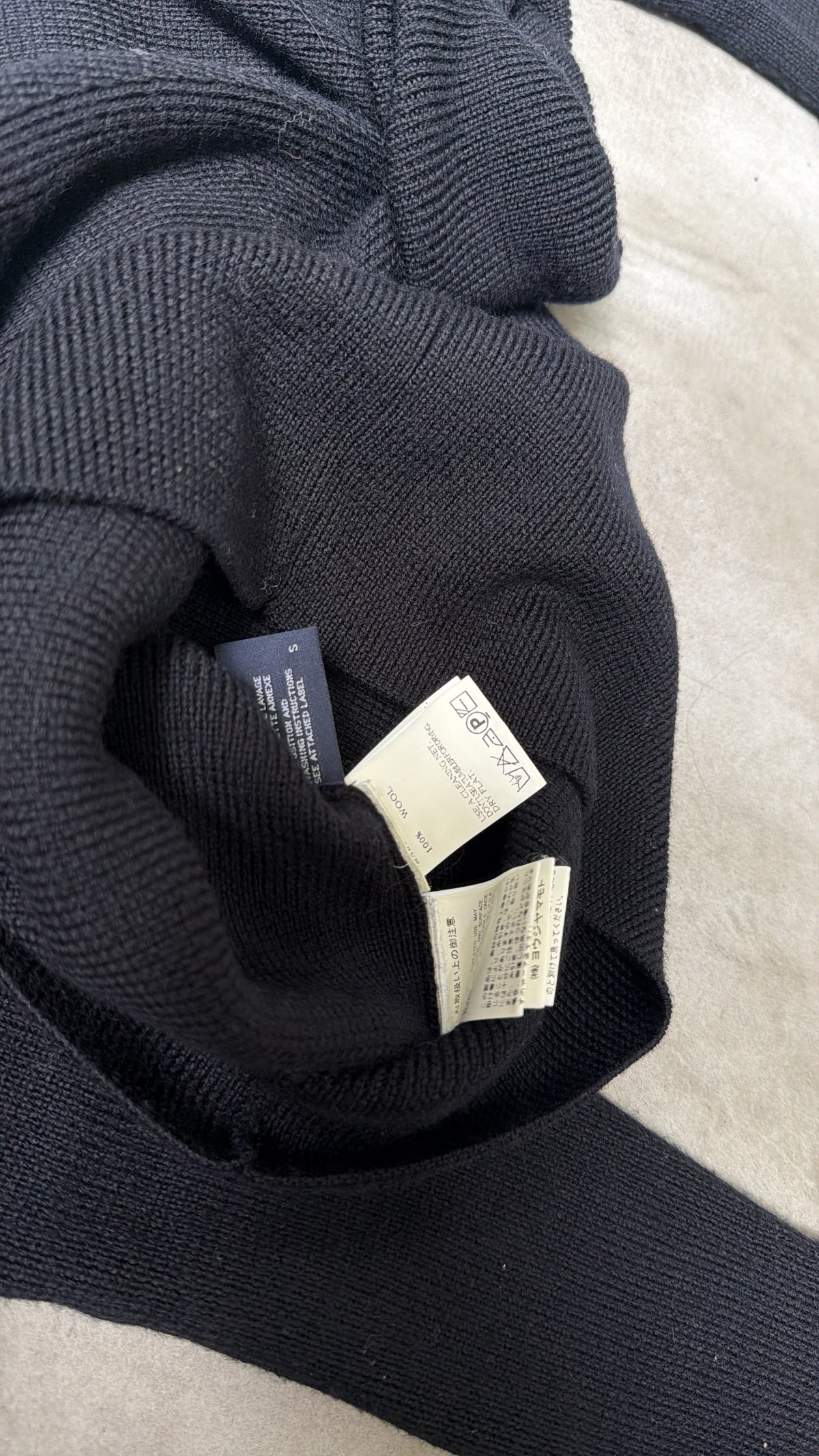 LIMI Feu Black Turtleneck Knit