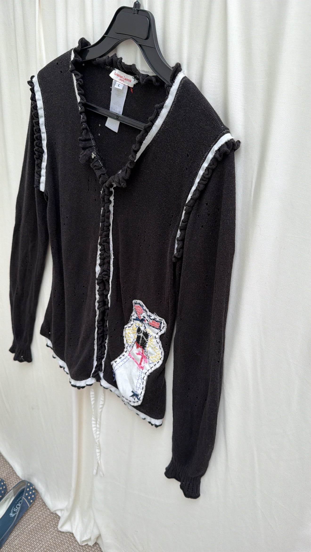 Christian Lacroix Bow Doll Cardigan