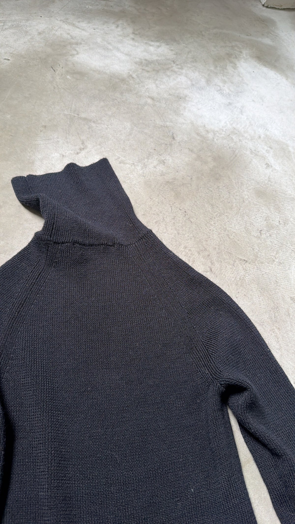 LIMI Feu Black Turtleneck Knit