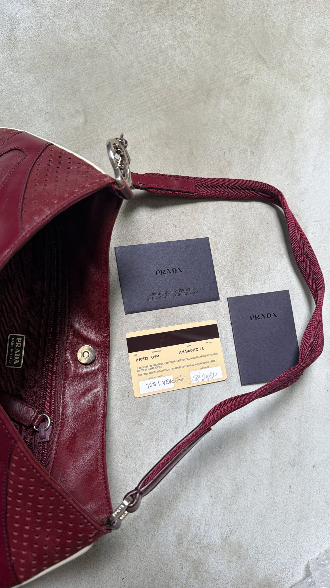 Prada SS 2000 Leather Bag