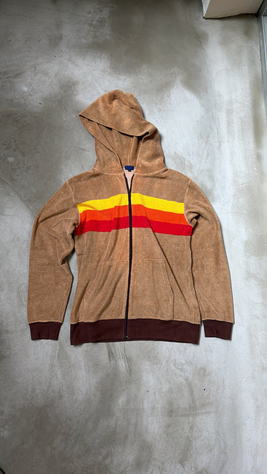 1990’s Beams Terry Cloth Zip-up Hoodie