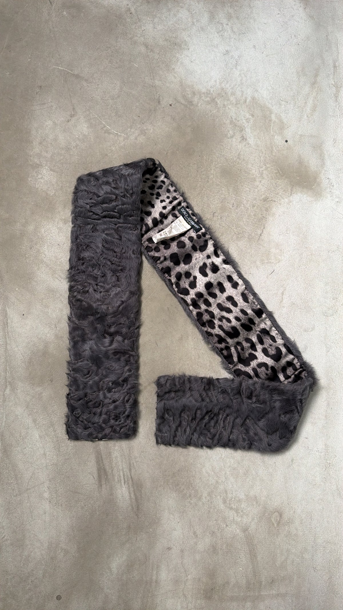 Dolce & Gabbana Leopard Print Scarf