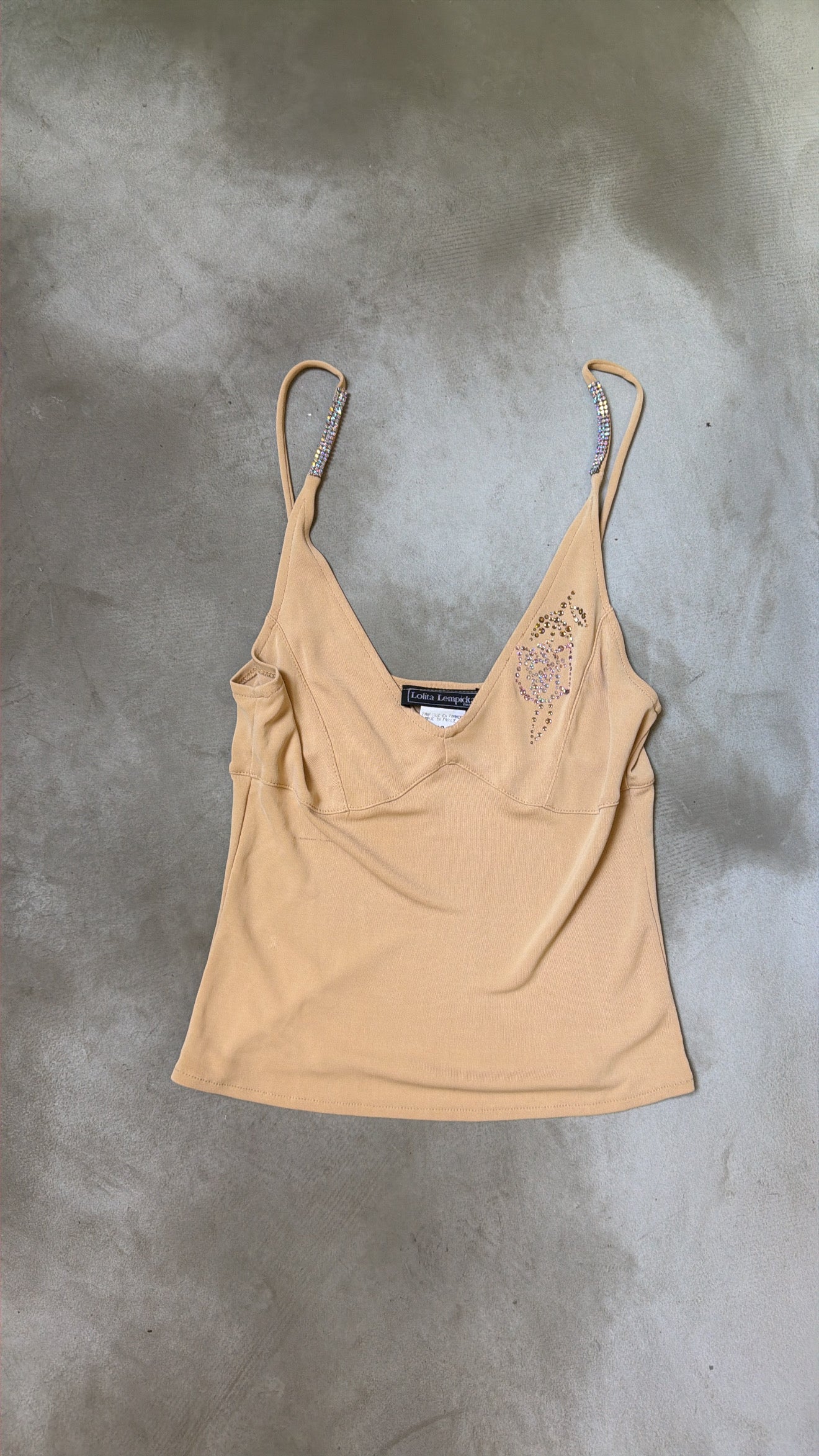 French-Made Nude Camisole