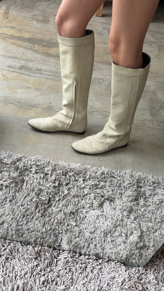 Bruno Frisoni White Boots
