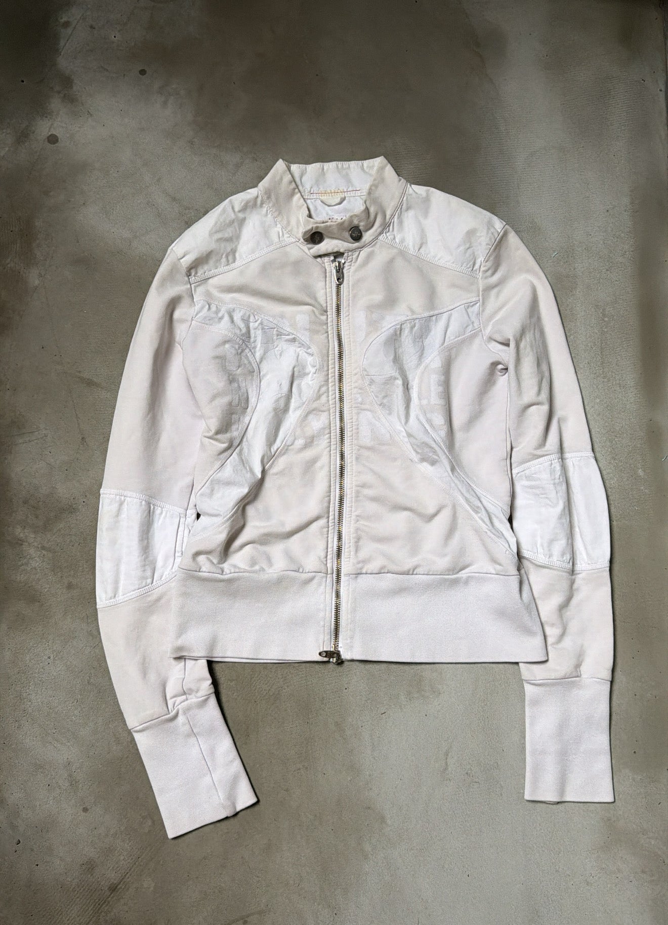 NYC White Zip-Up Jacket