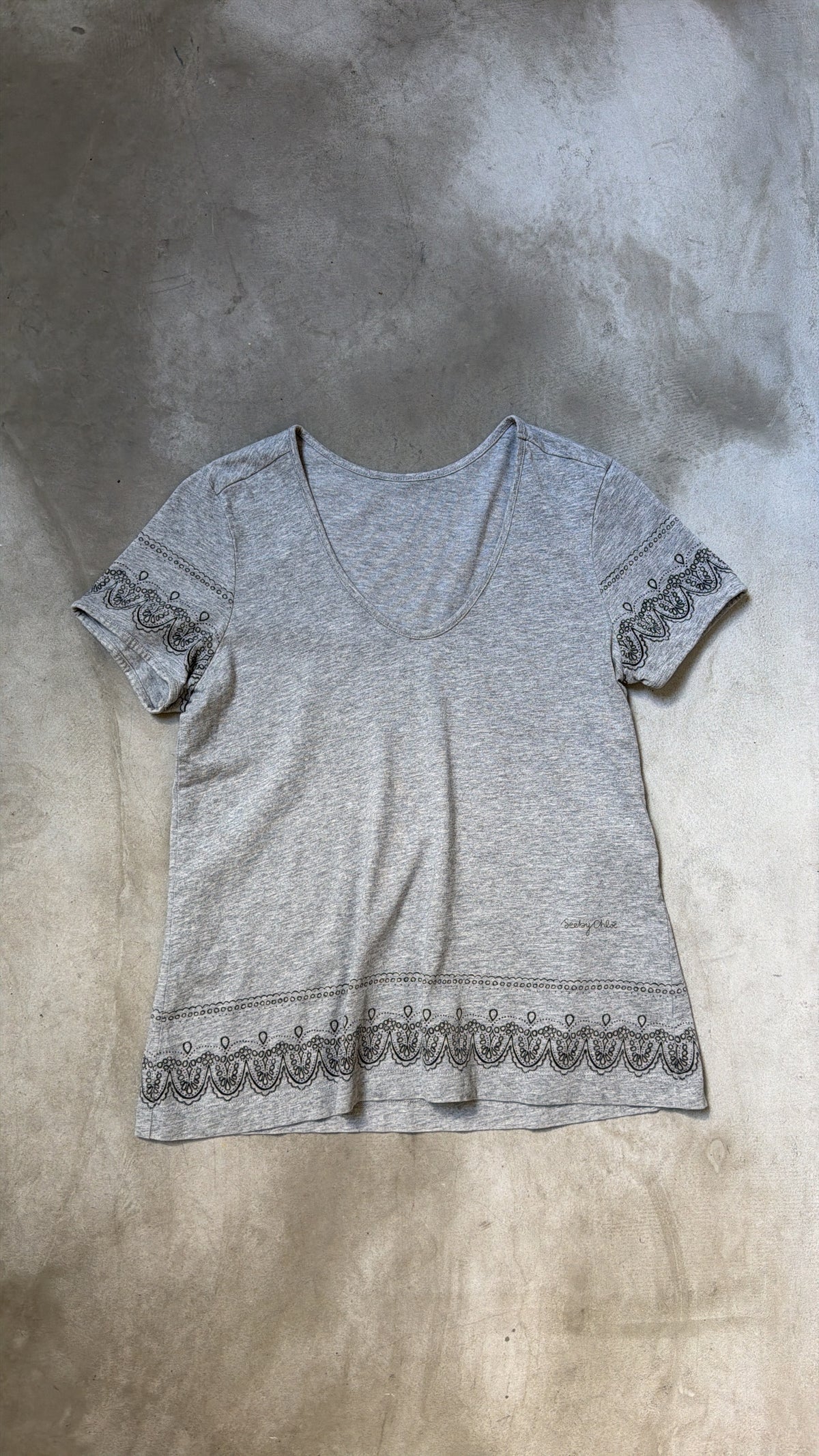See by Chloé Lace Print Tee