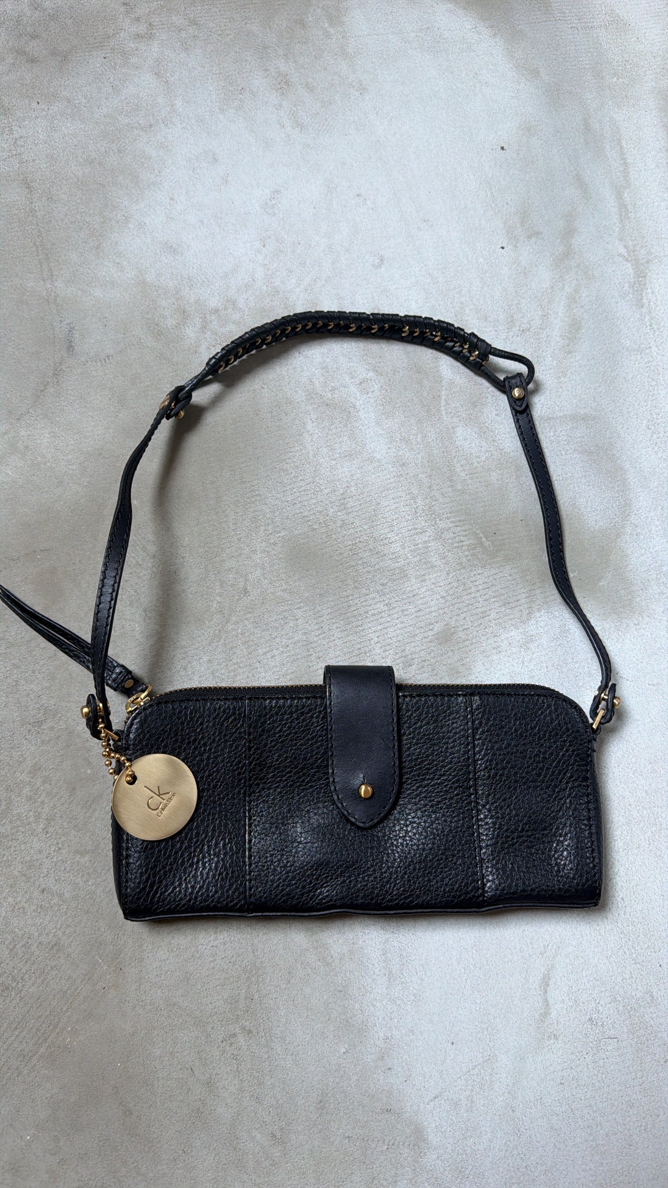 Calvin Klein Leather Mini Shoulder Bag