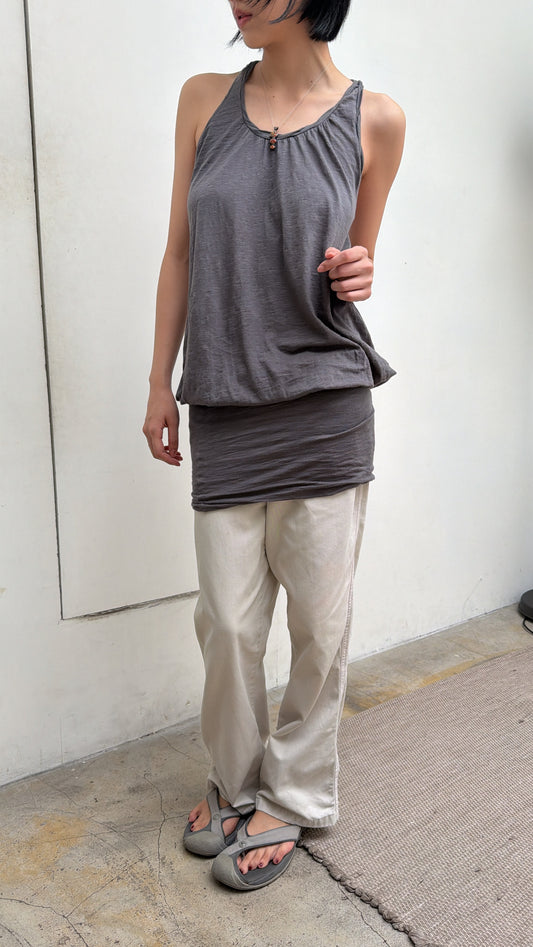 Sisley Draped Long Tank Dress