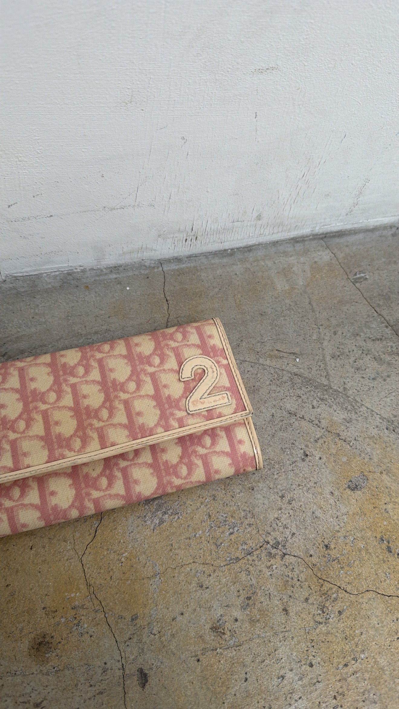 "2" Dior pink wallet 粉色印花長夾