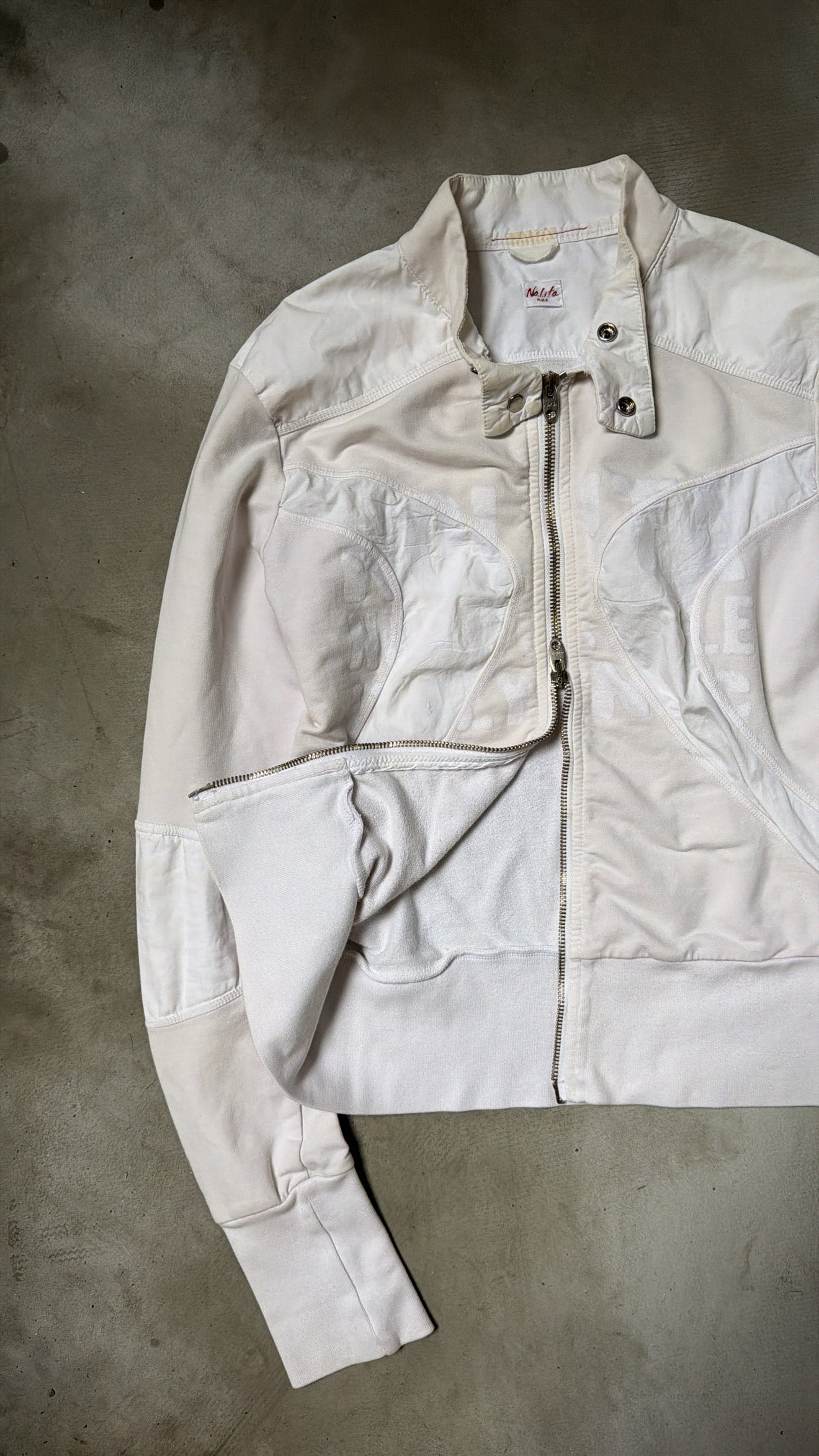 NYC White Zip-Up Jacket