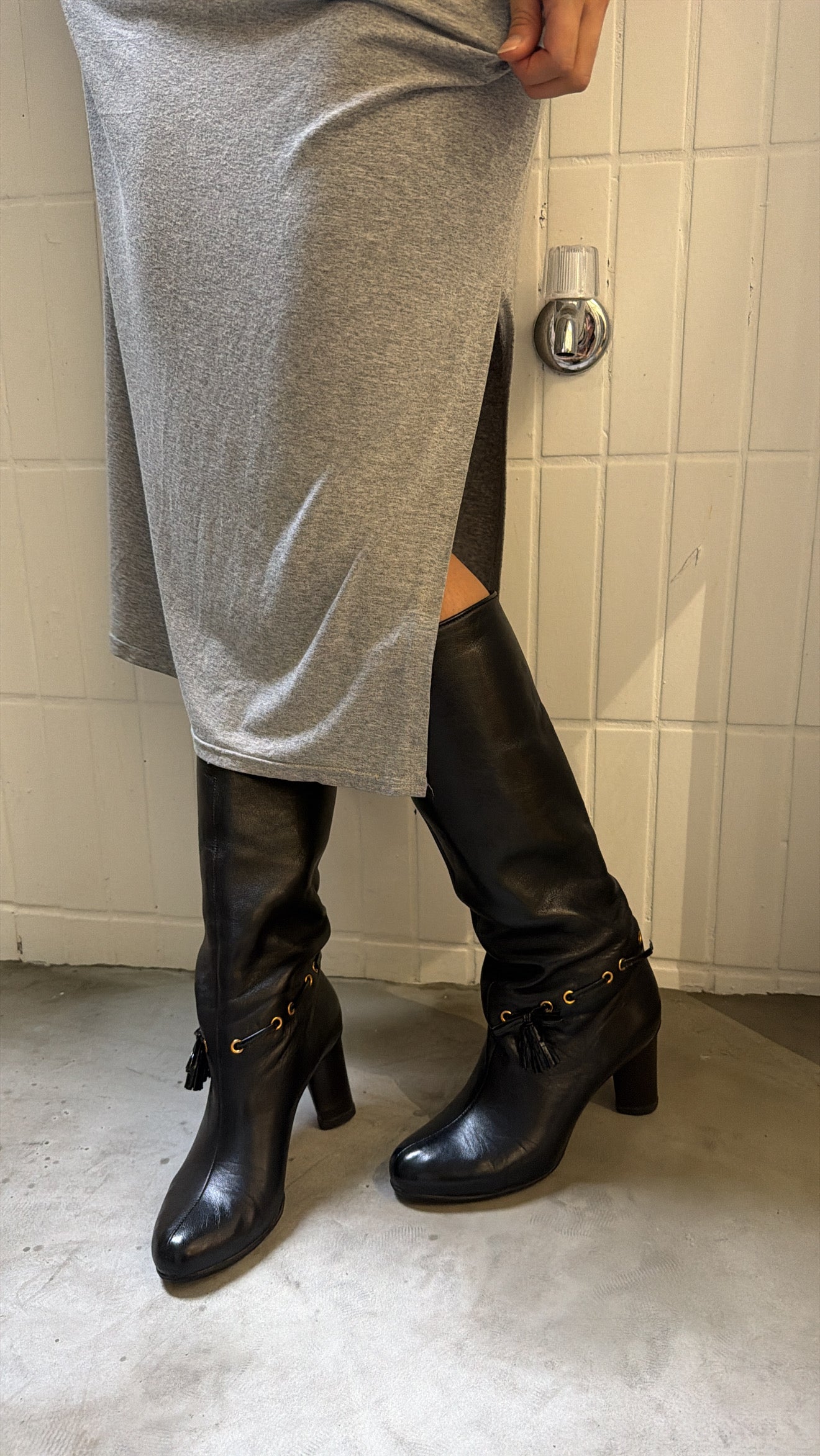 Bally BlackLeather Boots