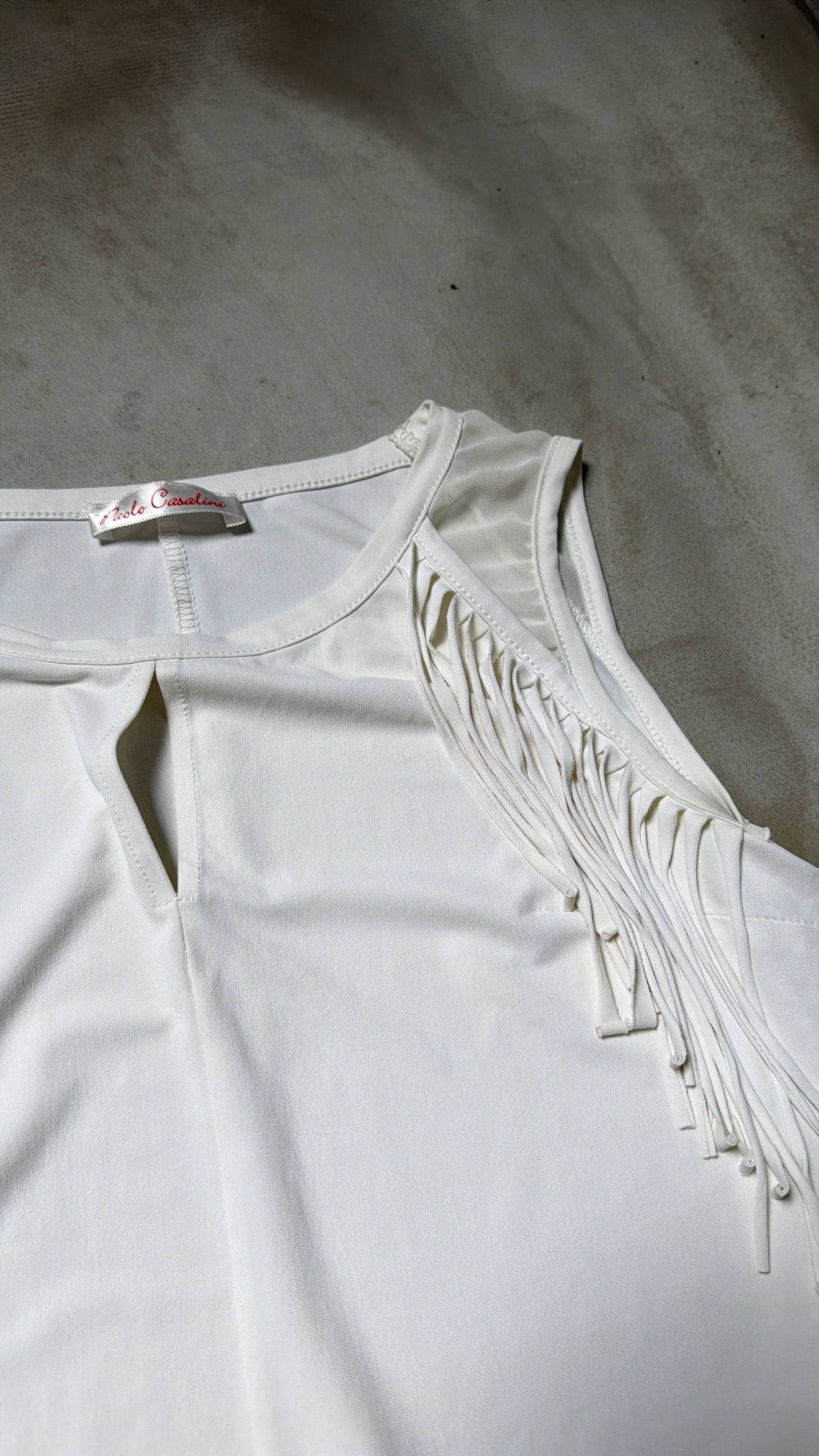 Paolo Casalini White Tank Top