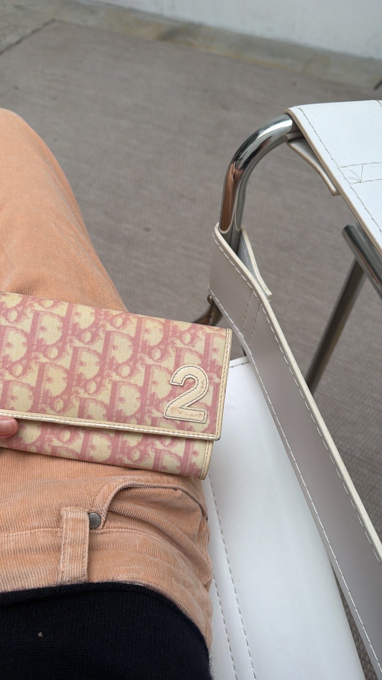 "2" Dior pink wallet 粉色印花長夾