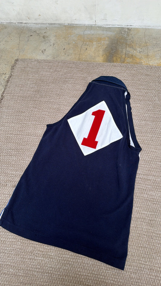 "1"  Ralph Lauren Color-block sleeveless top