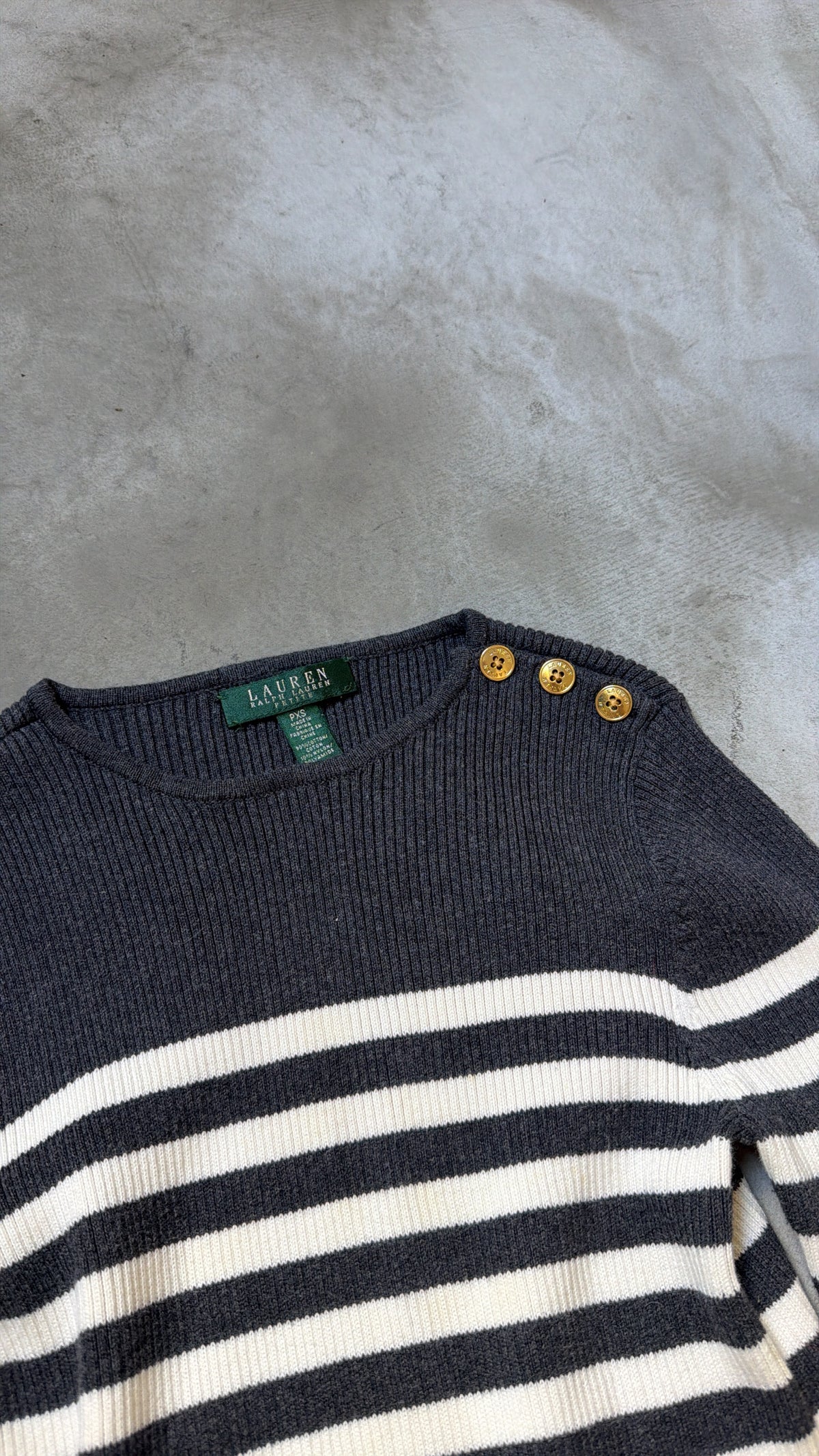 Ralph Lauren Striped Knit Sweater