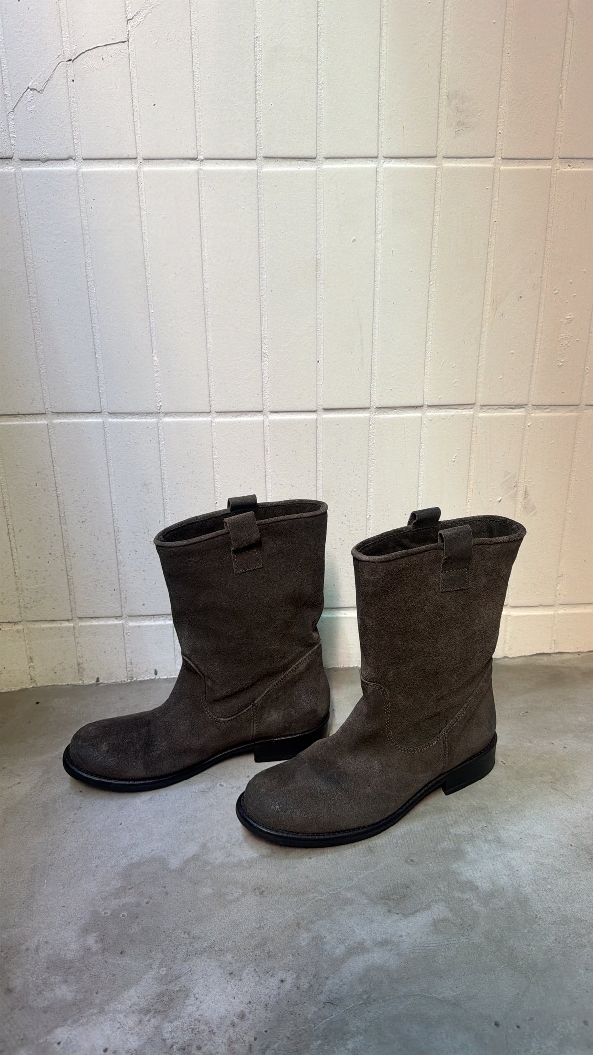 Made in Italy Suede Ankle Boots