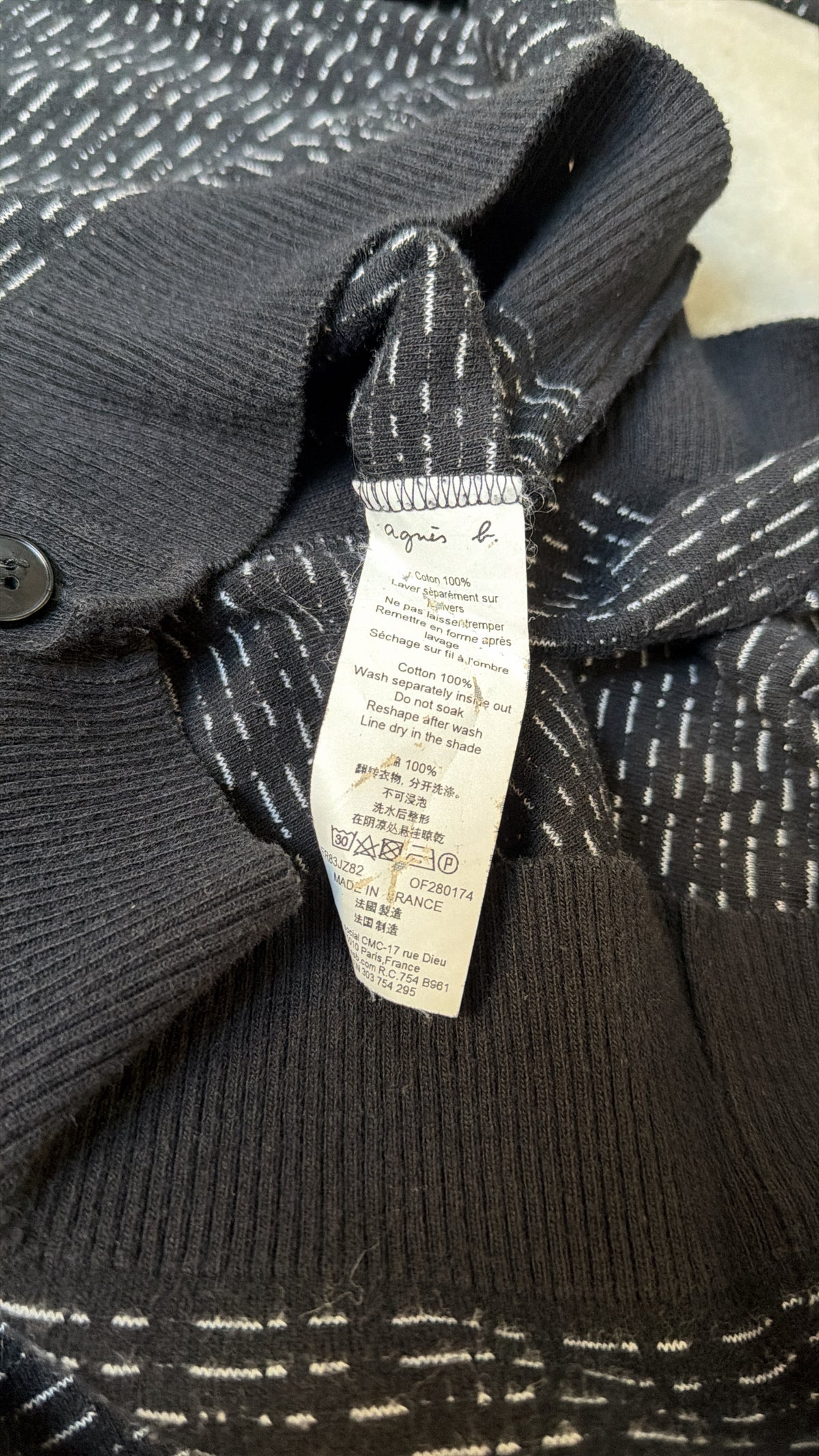 Agnes b. Black Knit Cardigan