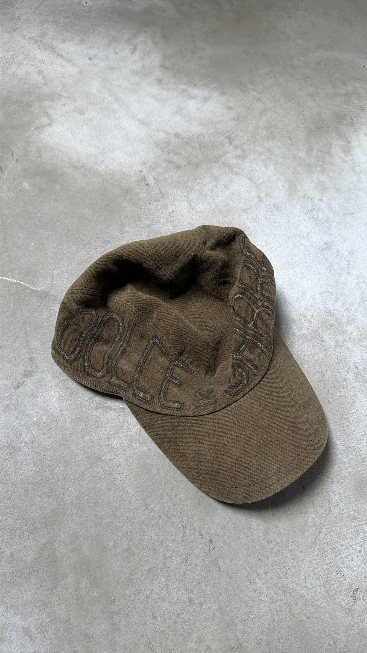 D&G Hunter Green Military Cap