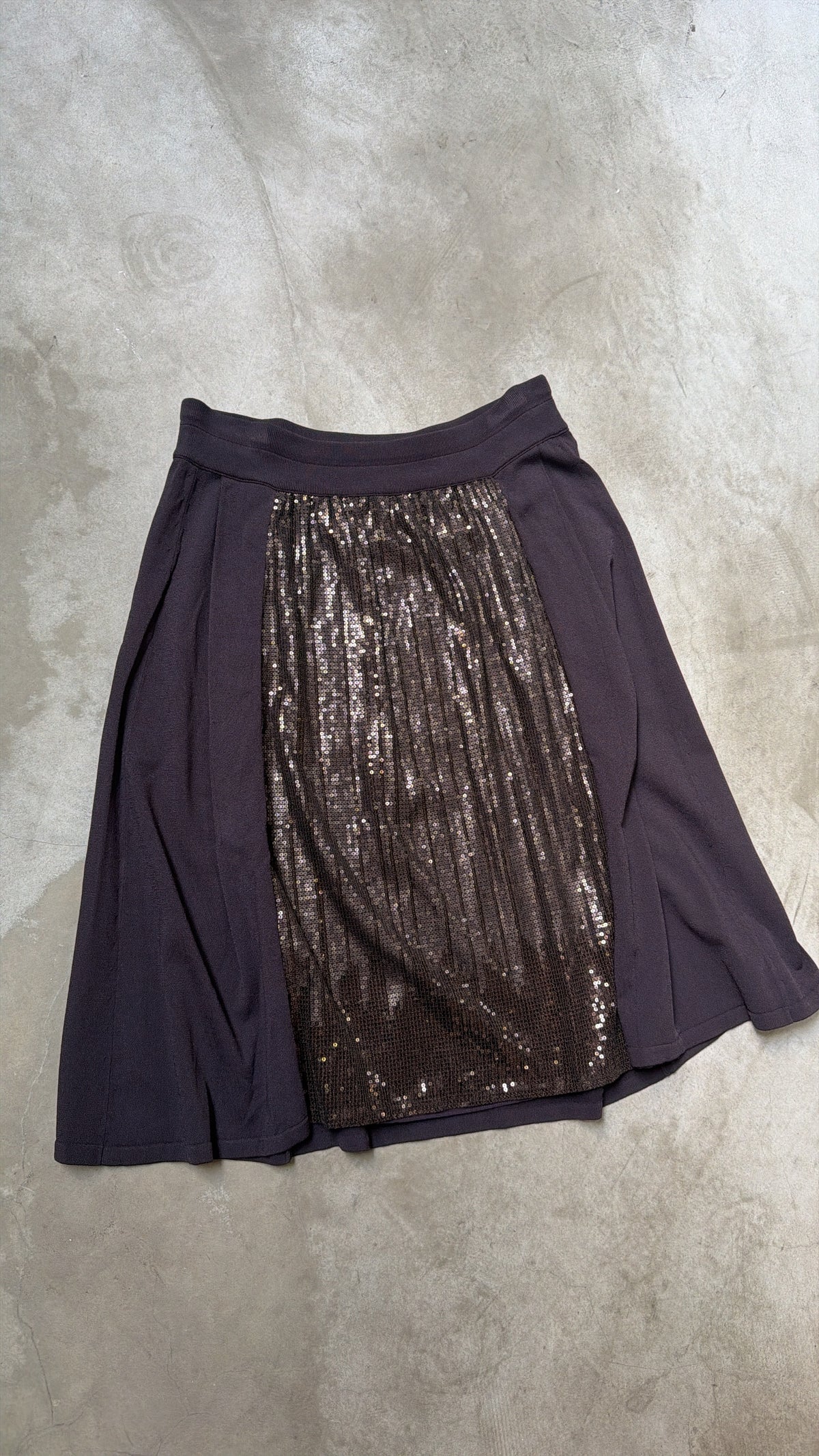 ANTEPRIMA Panel Sequin Midi Skirt
