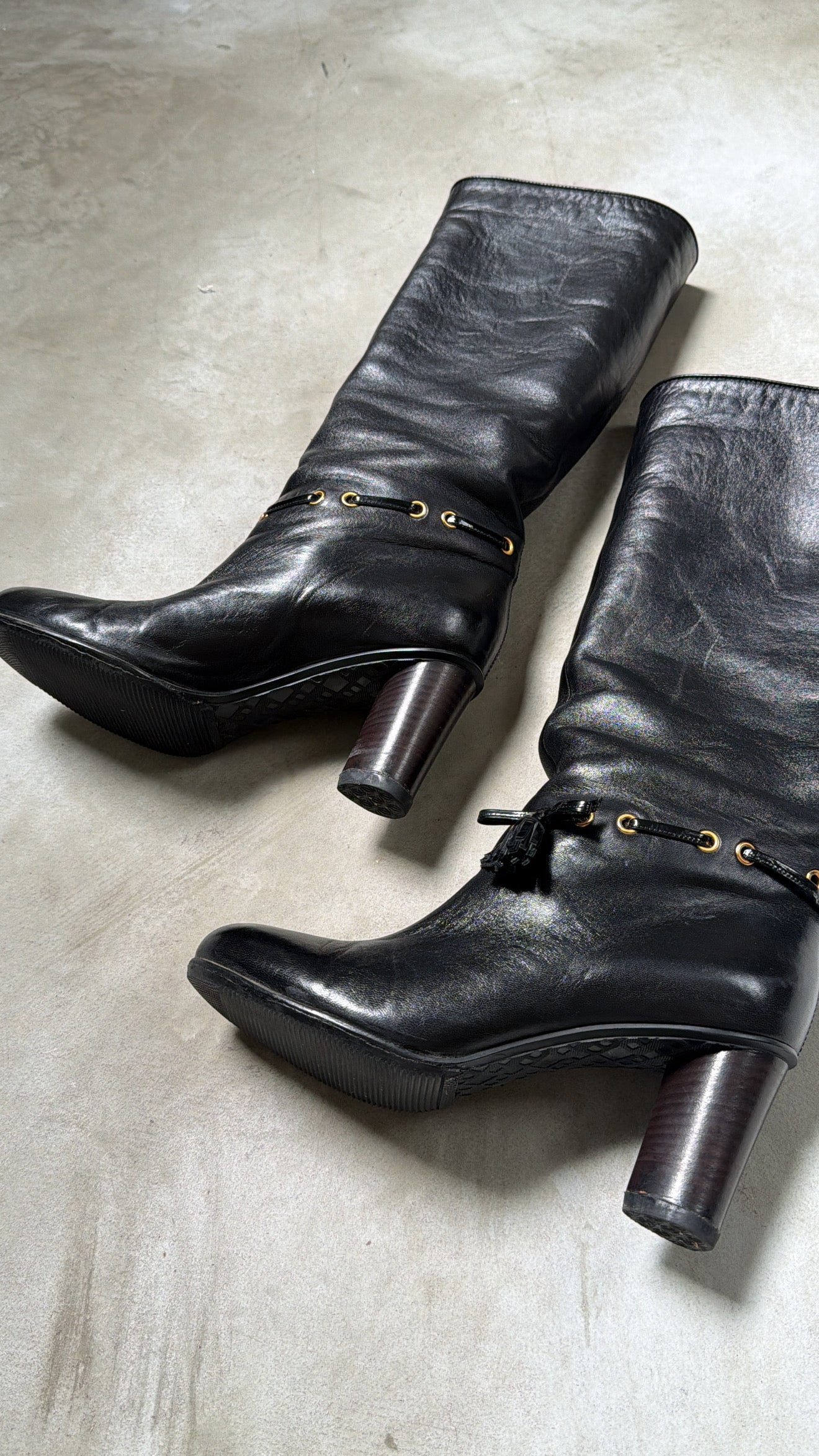 Bally BlackLeather Boots