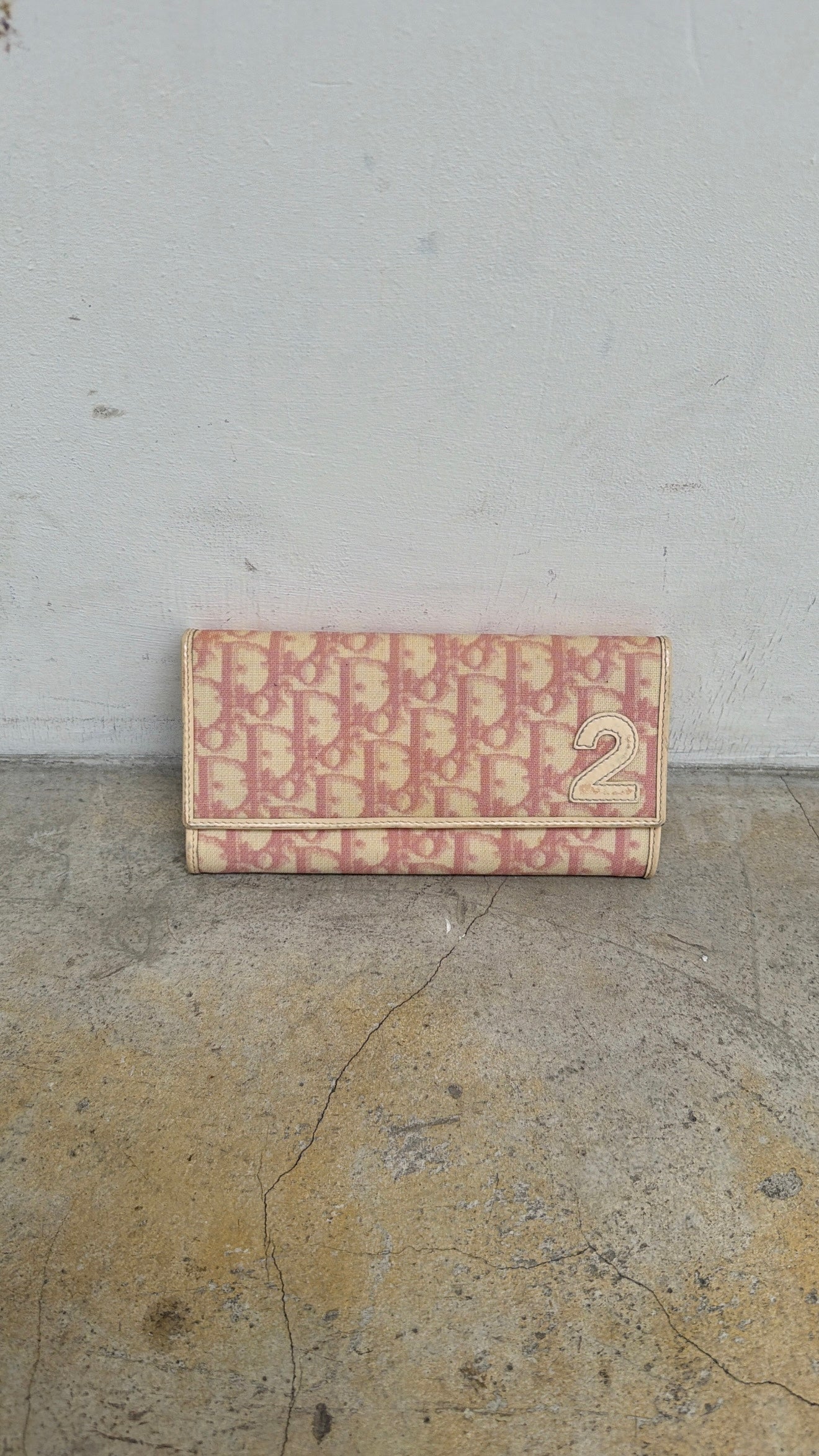 "2" Dior pink wallet 粉色印花長夾