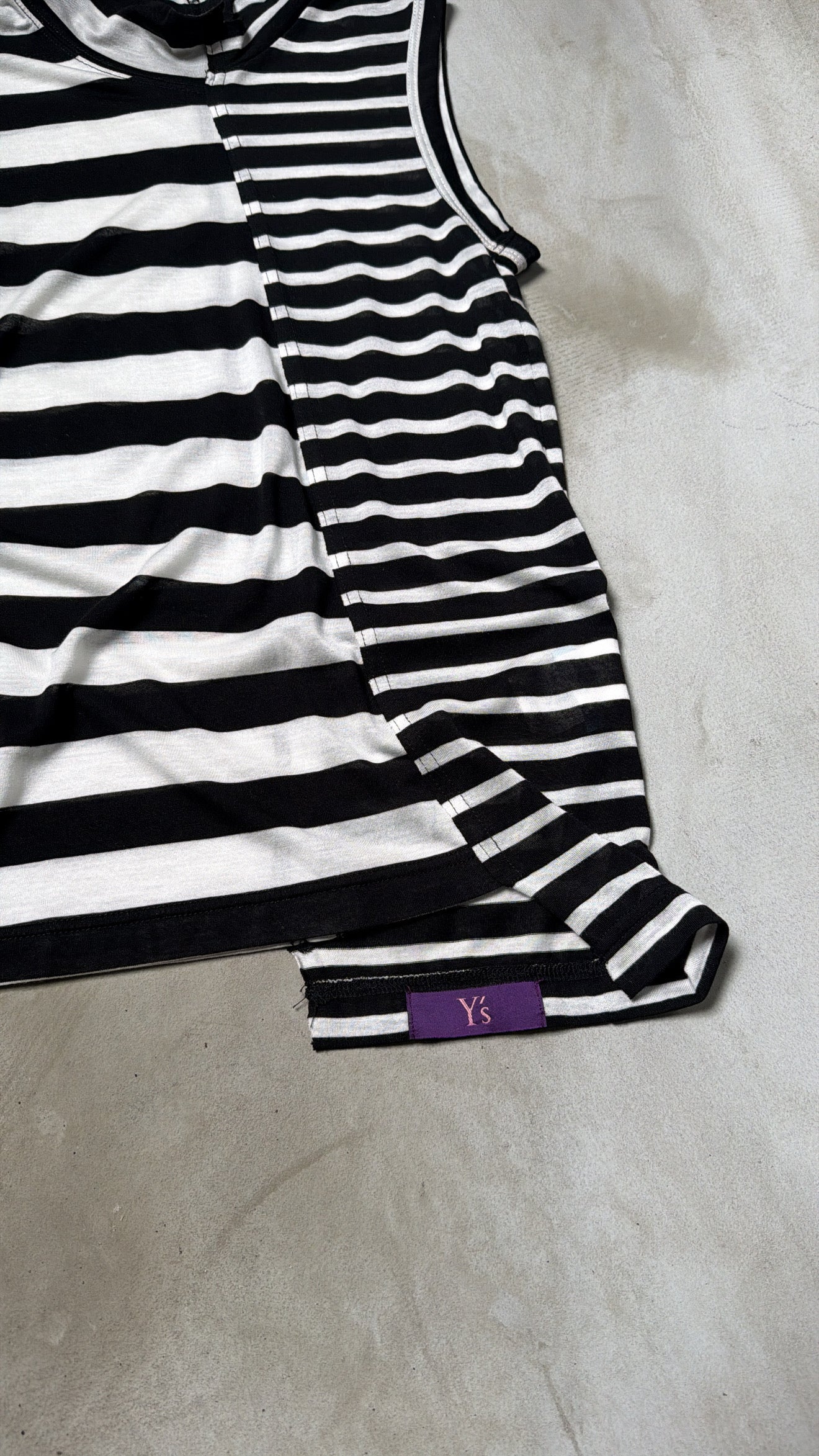 Y‘s Striped Top 黑白條紋上衣