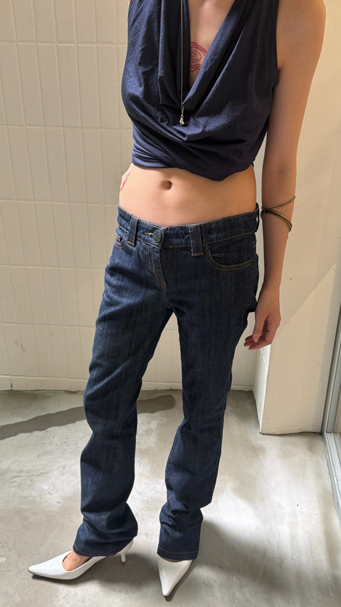 Morgan de Toi Low-Rise Bootcut Jeans