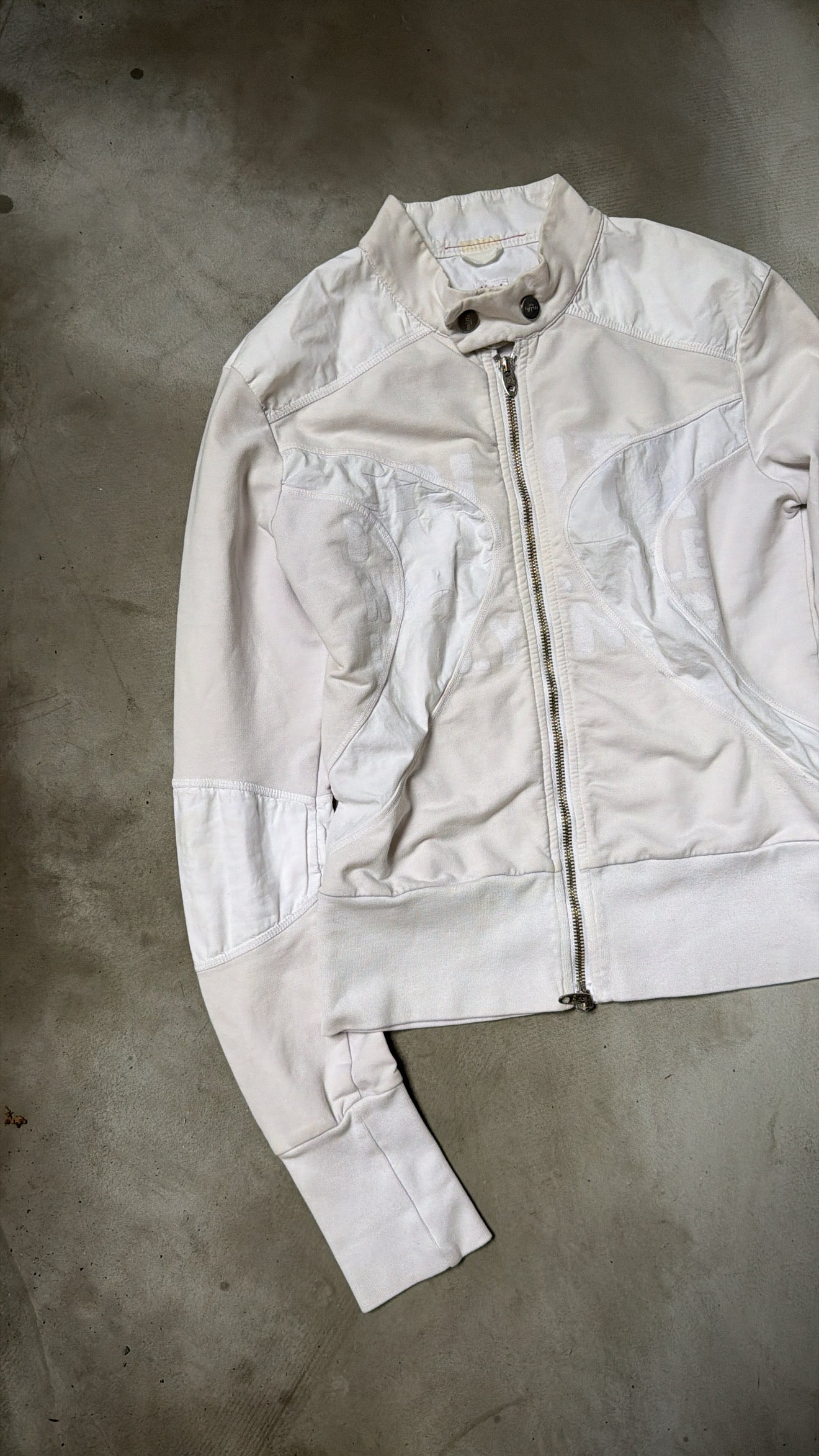 NYC White Zip-Up Jacket