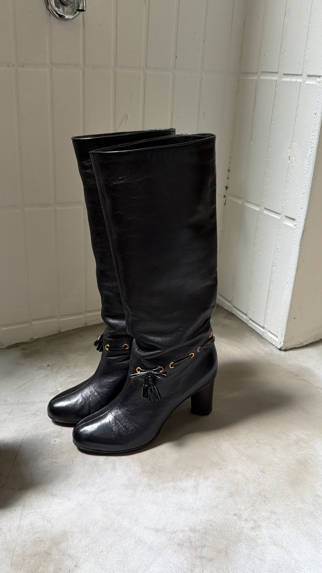 Bally BlackLeather Boots