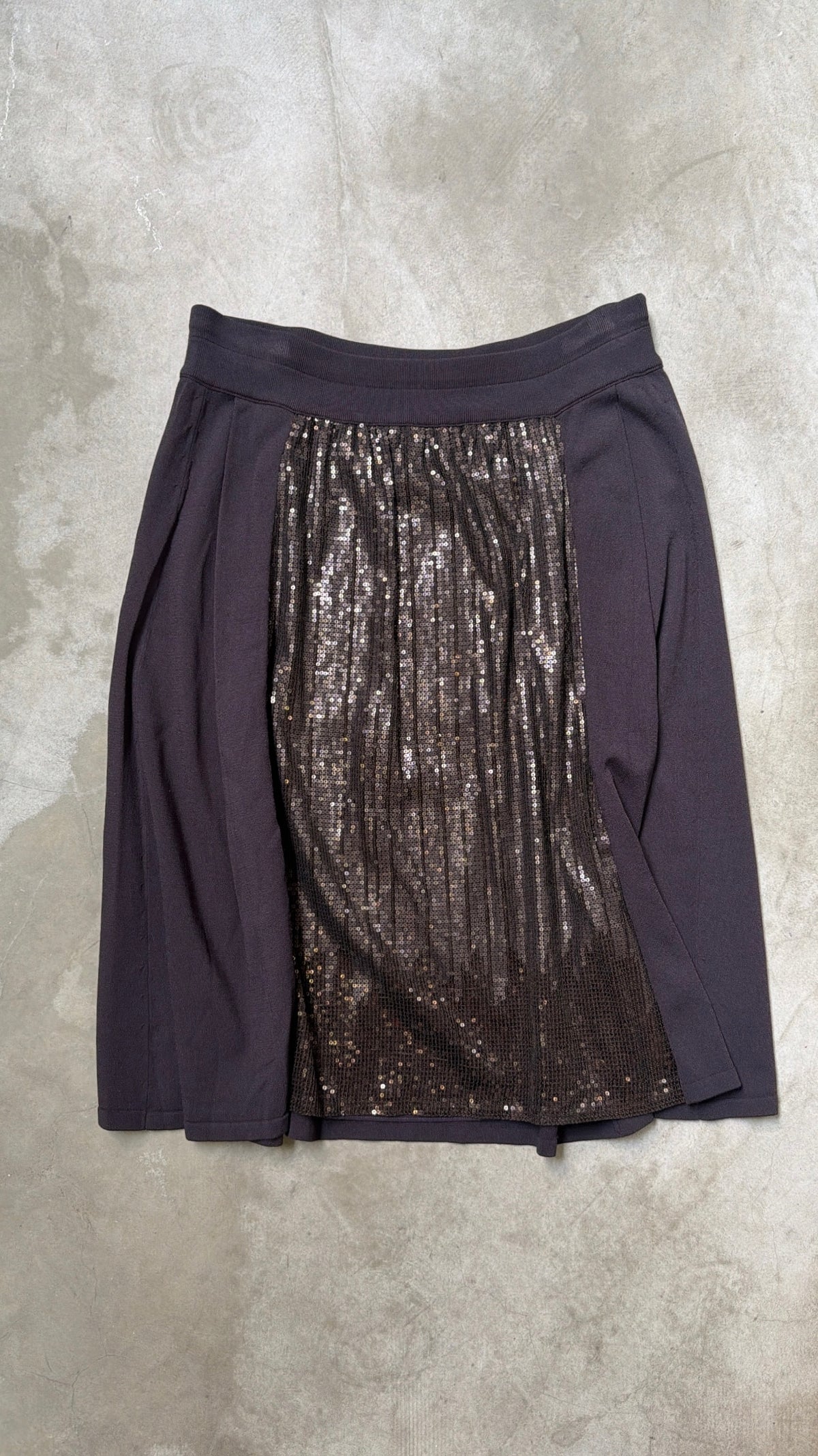 ANTEPRIMA Panel Sequin Midi Skirt
