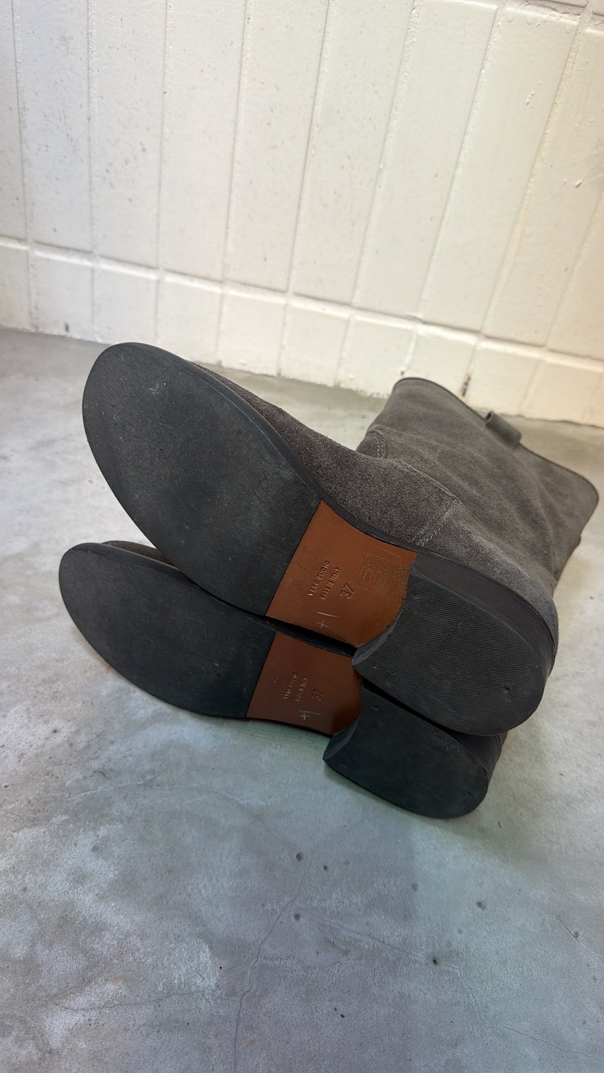 Made in Italy Suede Ankle Boots