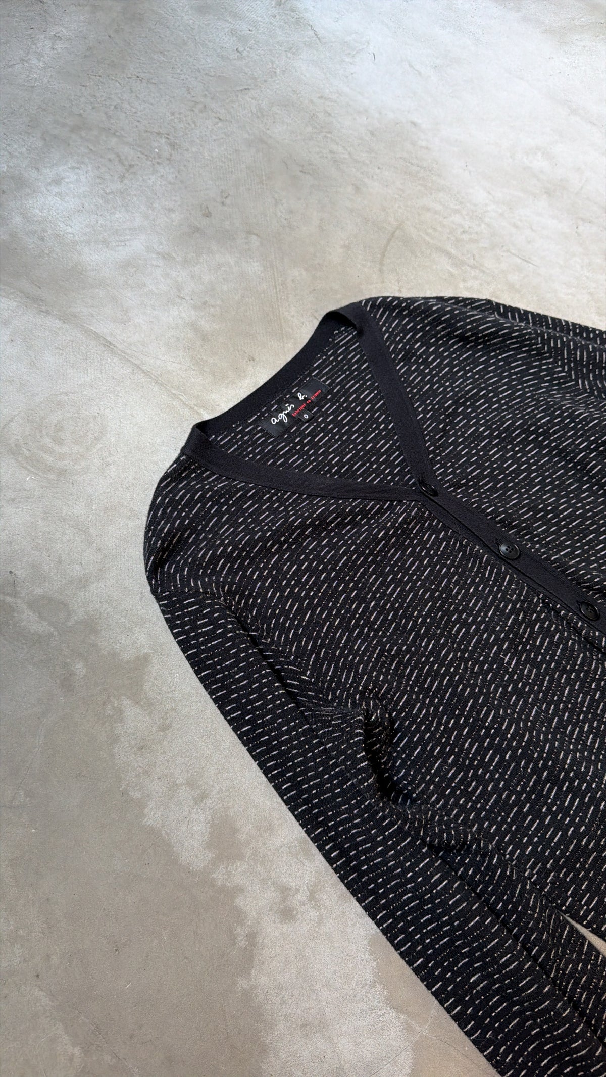 Agnes b. Black Knit Cardigan