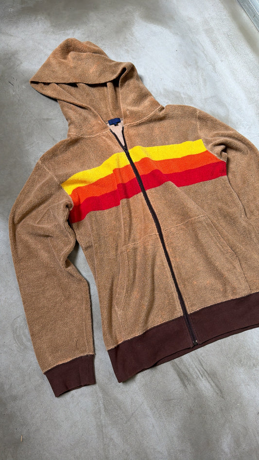 1990’s Beams Terry Cloth Zip-up Hoodie
