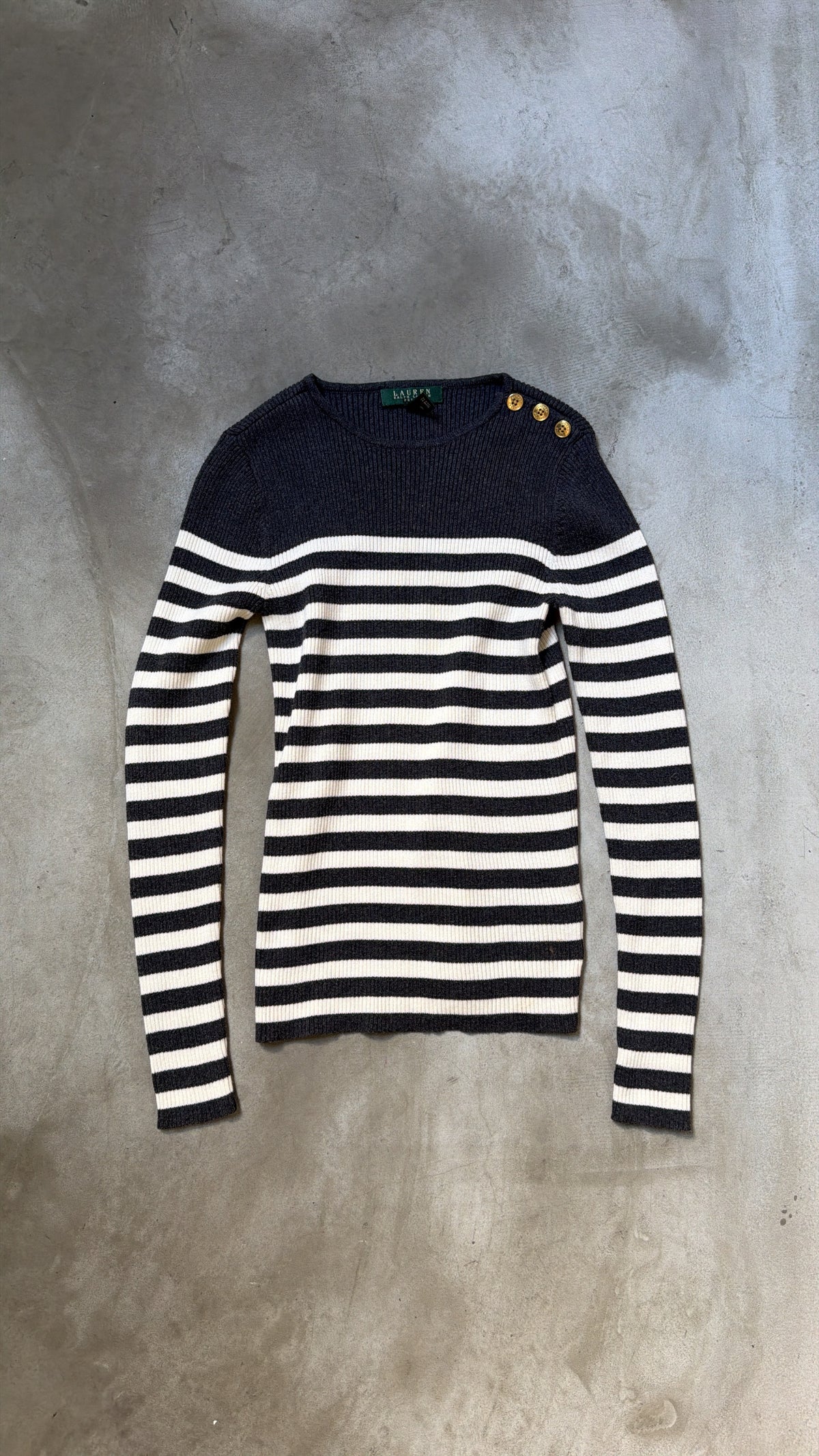 Ralph Lauren Striped Knit Sweater