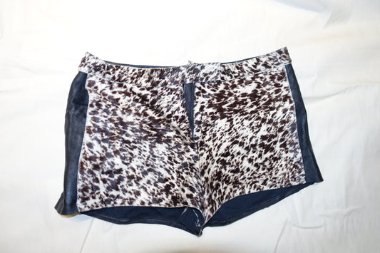 Longchamp lepard-print shorts
