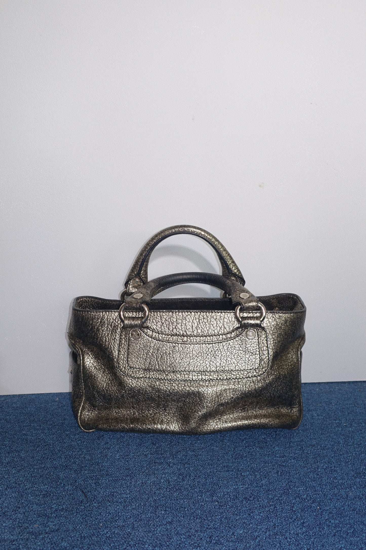 CELINE boogie leather handbag(pre－Phoebe Philo)